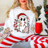 RTS*CHRISTMAS CAKES GHOST GHOST W/ 2 SLEEVES* GLITTER CLEAR FILM SCREENPRINT TRANSFER